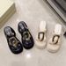 Women's Platform Wedge Sandals Summer Style 2025 New Arrival Versatile Petite Height Increasing One Strap With Metal Buckle_vogvips.com