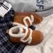Korean Version Magic Fleece-Lined Thickened Non-Slip Cotton Shoes 2025 Winter Autumn New Warm Furry Thick-Soled Snow_vogvips.com
