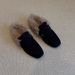 Slack One Pedal Square Head Loafer Bag Head Shoes Women's Plush Shoes_vogvips.com