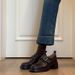 Soft Leather Edition~Retro Belt Buckle Deep Mouth Le Fu Shoes For Women, Simple Commuting, Coarse Heels, One Step British Style Small Leather Shoes_vogvips.com
