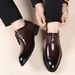 New business dress shoes men's soft sole breathable leather British men's shoes commuter cowhide shoes_vogvips.com