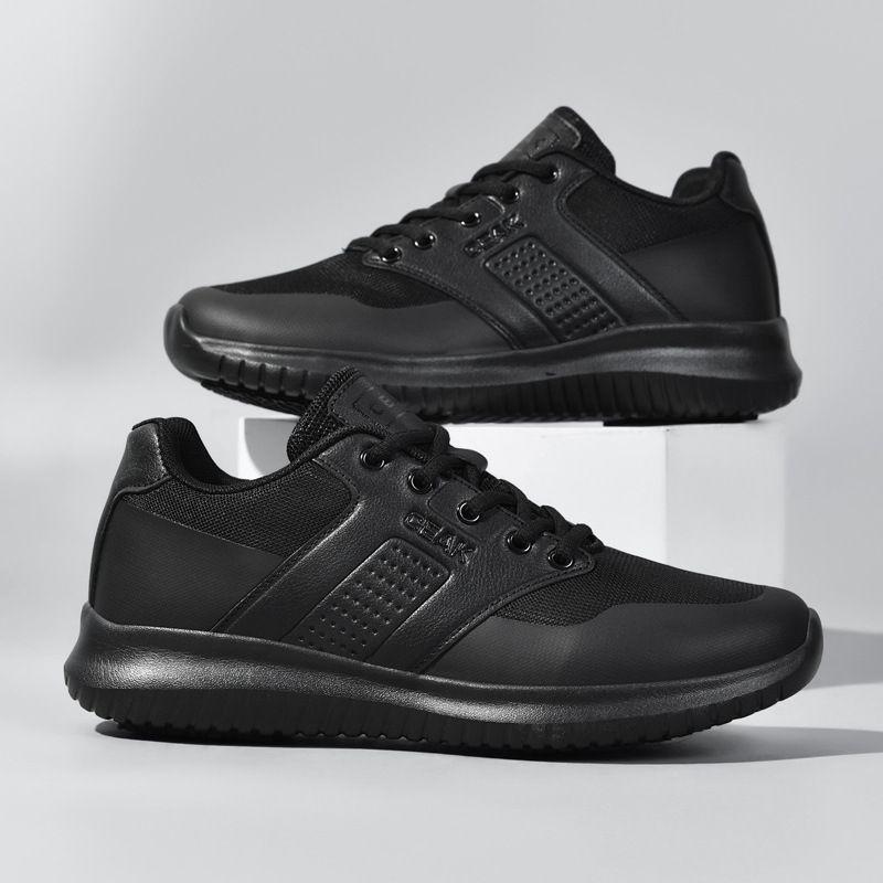 Cross-border Chef's Special Non-slip Men, Waterproof And Oil-resistant, Comfortable Long Standing, Soft-soled Black Work_vogvips.com
