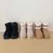2025 Thick-soled Belt Suede Snow Boots Women's Large Size Cotton Boots Cowhide Knitted Wool Plush Versatile Shoes_vogvips.com