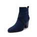 Women's Martin Boots Chunky Heel Ankle Boots Pointed Toe Suede Winter Boots With Side Zipper Comfortable & Stylish_vogvips.com
