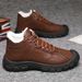 European Warm Series Martin Boots Winter Cotton Work New Waterproof Versatile Men's Casual Student Trendy Shoes_vogvips.com