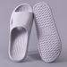 Soft Home Couples Summer Indoor Non-Slip Bathroom Slippers Solid Sandals Hotel Family Men Women Flip Flops Flat Shoes_vogvips.com