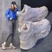 2025 Spring New Ins Korean Edition High Help Dad And Women's Student Height Increasing Sports Shoes, Running Casual_vogvips.com