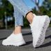 2025 Large Size New Sock Shoes Sports Casual Shoes Thick Sole Student Fashion Slip-On Flyknit Sneakers_vogvips.com