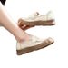 Dongguan Genuine Loafers New Style Shallow Round Toe Comfortable Versatile Soft Leather Flat Shoes For Women_vogvips.com