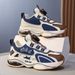Rotating Button Sports Casual Shoes Thick-sole Boys And Girls Children's Fashion Shoes Four Seasons_vogvips.com