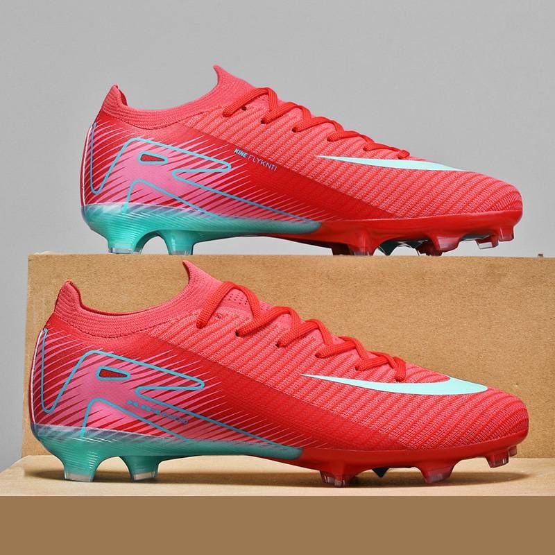 Soccer Shoes Flying Knitting Football Shoes Low Top Thorn 15 Youth Training Spike Football Sneakers_vogvips.com