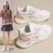 Women's Thick-soled Sports For Running, Shock-absorbing, Lightweight, Spring Wear-resistant, With A Comfortable Feel,_vogvips.com