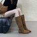 A80-345~Inner Height Increase~French Style Over-the-Knee Women's 2025 New Hollow High Tube Riding Boots_vogvips.com