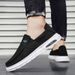Old Beijing-style Men's Spring New Casual Shoes, Made Of Umbrella Fabric, Breathable, Slip-on Loafers With Soft Soles_vogvips.com