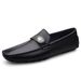 Doudou Men's Shoes Style Men's Casual Leather Shoes Lazy Driving Soft Sole_vogvips.com