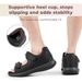 FitVille Diabetic For Women Wide Width Open Toe Orthopedic Summer Sandals With Adjustable Straps &Arch Support_vogvips.com