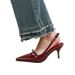 French Retro Pointed Toe Mary Jane Pumps - Elegant Black Closed-Toe Heels For Women Vintage Chunky Low Block Heel Dress Shoes_vogvips.com