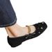 Fashionable Ethnic Style Square Toe Versatile And Comfortable Shallow Single Shoe Exquisite Rhinestone Buckle Low Heel_vogvips.com