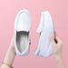 Nurse Shoes Breathable Soft-soled White Platform Shoes_vogvips.com