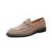 Euro Step 2025 British Style Men's New Suede Slip-On Casual Large Size Loafers_vogvips.com