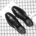 Euro Step Spring Brogue Carved British Casual Leather Versatile Men's Korean Style Business Formal Shoes Trendy_vogvips.com