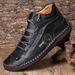 European Warm Series 2021 Autumn And Winter New Martin Hand-stitched Outdoor Short Casual Large Size Men's Boots_vogvips.com