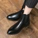 New Fashion Chelsea Boots Men's Brown Retro High-top Men's Boots European And American Fashion Boots British Gentleman Leather Boots_vogvips.com