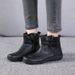 Women's Low Top Martin Boots Casual Lace-Up Ankle Winter Boots European And American Style_vogvips.com
