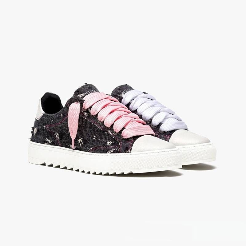 Men's Fashionable Distressed Canvas Shoes High Quality Casual Sports Sneakers In Stock_vogvips.com