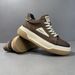 Men's Leather Board Men's Thick Soled Casual Shoes, Trendy Versatile, Mid Top And Cotton Shoes_vogvips.com