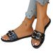 2025 Slippers Are Exclusively For European And American Foreign Trade, New Spring And Summer Models Of Women's Flat Low-heel Sandals, Lightweight And Non-slip_vogvips.com