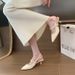 8852-4 Open-back Sandals For Women, High-heeled Sandals, Elegant Hollow Extra-wide And Plus-size Women's Shoes,_vogvips.com