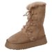 Women's Shoes Versatile Cotton Shoes For Women, New Winter Style, Niche Design, Thick Soled, Warm, Furry Boots For Women._vogvips.com