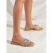 Women’s Shoes New Square Head Straw Flat Heel Outdoor Daily Casual All Match Slippers For Women_vogvips.com