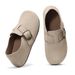 Asgard Suede Mul For Women Fashion All Inclusive Clogs Slippers With Adjustable Buckle Lady Soft Sole Leisure Flat_vogvips.com
