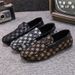 Men’s Shoes Spring And Summer New Style Tods Shoes Men's Lazy One Foot Plaid Men's Shoes Trendy Shoes Leather Shoes Casual Shoes_vogvips.com