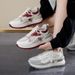 New Breathable Sports And Leisure Women's Shoes Network Fashion Sports Shoes Versatile White Shoes_vogvips.com