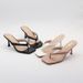 Elegant Strappy High Heel Sandals For Women - Comfortable PU Leather With Rubber Sole - Available In Black, White & Nude (Sizes 36-42)_vogvips.com