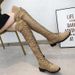 Plus Size 35-43 Flat Over-the-Knee Women's Long Autumn Winter New Suede Motorcycle Boots_vogvips.com