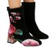 Large Size Embroidered Mid-heel Women's Leather Boots For 2025- Autumn And Winter In Stock_vogvips.com