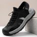 Men's Summer Leather Beach Sandals, Outdoor Casual Hiking Water Shoes With Soft Soles, Closed-Toe Mountain Shoes, Large_vogvips.com