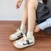 Soft Versatile German Training For Women, Spring 2025 New Trend Flat Casual, Thick Soled Sports Forrest Gump White_vogvips.com