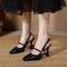 Open Toe Backless Sandals For Women, Mary Jane Style, French Brown Leopard Print, High Heels, Stiletto, Summer Square_vogvips.com