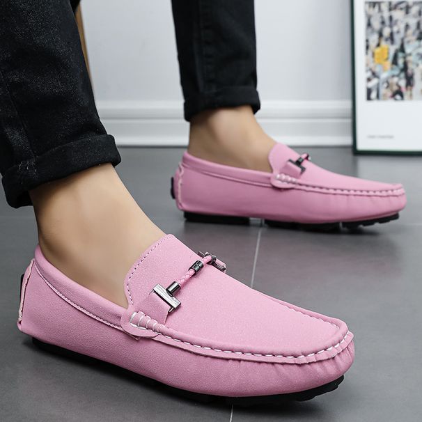 Large Size Men's Doudou Shoes Size 39-46 PU Fabric Is Suitable For Driving Slowly, Travel Shoes Are Breathable, Casual, Flat-bottomed, Shoes_vogvips.com