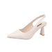 2025 Spring/Summer New Pointed High Heels Thin Heel Closed Toe Sandals Backless Shallow Mouth Single Shoes Women_vogvips.com