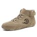 thick-soled Warm Men's Casual Shoes Short Boots Outdoor Casual Men's And Women's Boots Velvet Large-size Men's Shoes Martin Boots_vogvips.com
