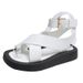 Women's Shoes Internet Celebrity Sandals For Women Summer Summer New Style Student Comfortable Korean Thick Bottom Fairy Style Cross Roman Shoes_vogvips.com