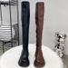 Knee High Riding Boots With Chunky Heel And Round Toe Stylish Winter Boots Fashionable Tall Boots High Heel Slim Fit Riding Boots Versatile Long Boots_vogvips.com