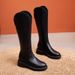Inner Height Increasing Knight For Short People Thick Sole Over-the-Knee Long 2025 New Autumn Winter Slimming Elastic_vogvips.com