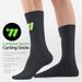 WEST BIKING Professional Sport Breathable Cycling MTB Road Bike Socks High Elastic Reflective Shock Absorbing_vogvips.com